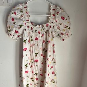 Jcrew Floral Nightgown Dress Coverup Size XS